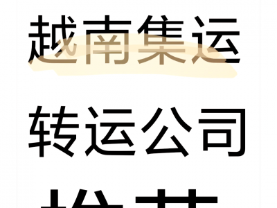 越南专线物流-越南专线物流哪一家比较好